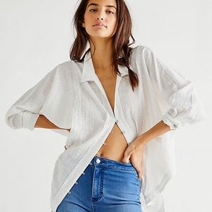 Free People One and Only Buttondown NWT